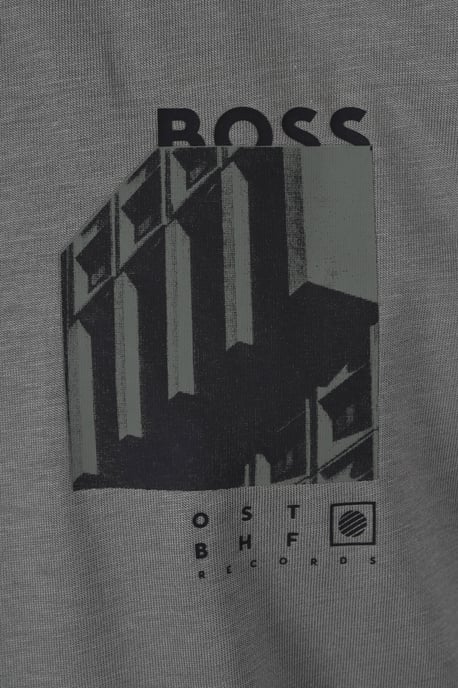 Boss Orange TE_BOARD T-SHIRT OPEN GREY - Image 3