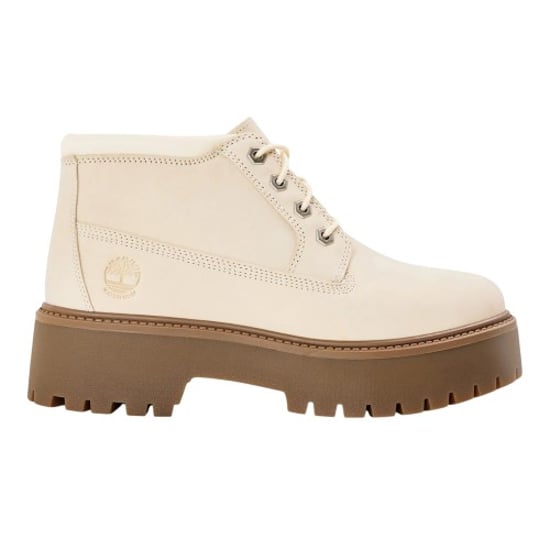 Timberland - "Stone Street" Stiefeletten für Damen, Leder, Wasserfest (Weiß) - Image 1