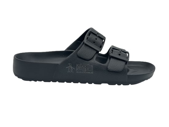 Penguin Eden Herren schwarze Sandalen - Image 1
