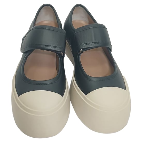 Marni Pablo Mary-Jane Sneakers aus schwarzem Nappa-Leder - Image 5