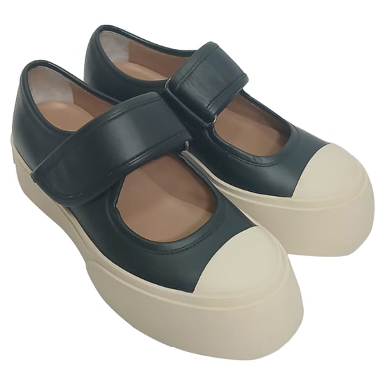 Marni Pablo Mary-Jane Sneakers aus schwarzem Nappa-Leder - Image 6