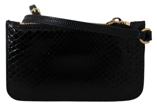 Dolce & Gabbana en cuir noir Miroir de bracelet miroir Agnese pour femmes - Image 3