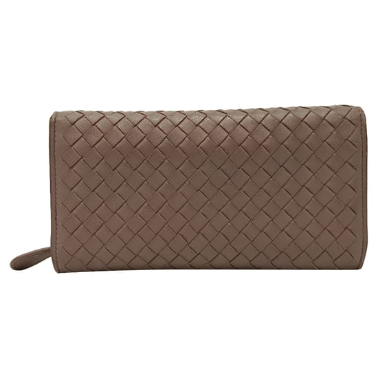 Bottega Veneta Intrecciato Continental Lange Brieftasche aus braunem Leder - Image 2