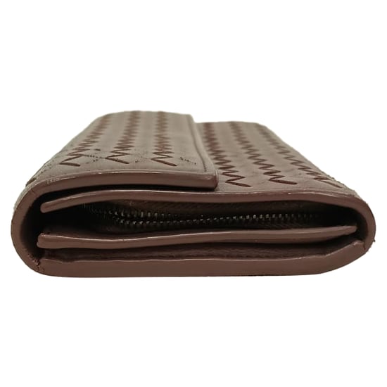 Bottega Veneta Intrecciato Continental Lange Brieftasche aus braunem Leder - Image 3