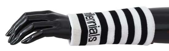 Dolce & Gabbana Black White Wool Dgmillénnials enveloppe pour hommes - Image 4