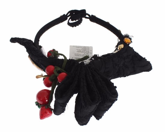 Dolce & Gabbana Diadem Haarband Tiara Beerenfrucht Kristall Schleife Haar - Image 4