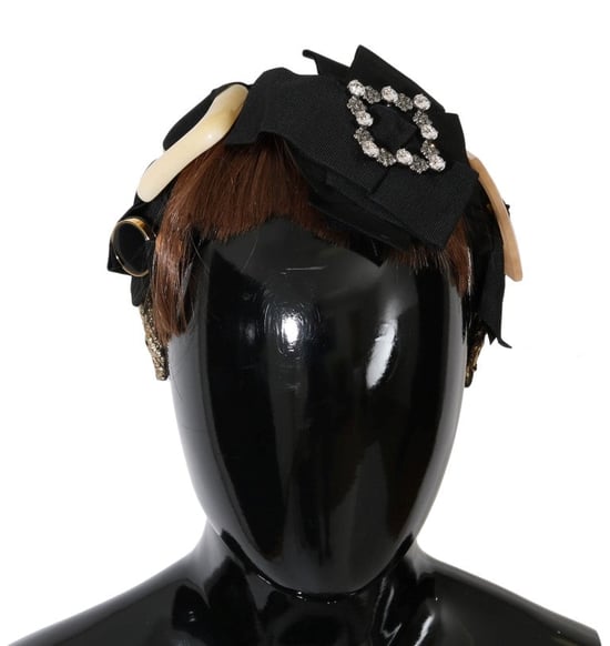 Dolce & Gabbana Crystal Crystal Brown Hair's Bandand Women's Women's - Image 2
