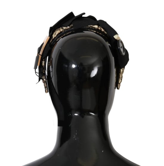 Dolce & Gabbana Crystal Crystal Brown Hair's Bandand Women's Women's - Image 3