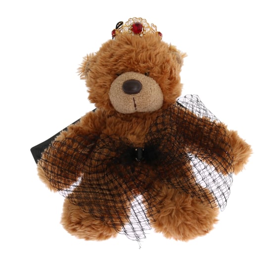 Dolce & Gabbana Teddy Bear Gold Crystal Krone Tiara Diadem Haarband - Image 3