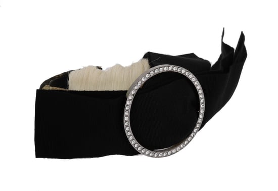 Bandeau de diadème de diadème blanc Dolce & Gabbana Black Crystal White - Image 4