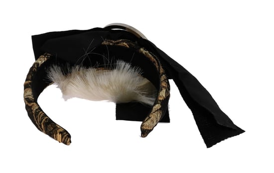 Bandeau de diadème de diadème blanc Dolce & Gabbana Black Crystal White - Image 5