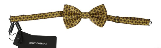 Dolce & Gabbana Jaune Modèle Silk Ajustement du cou réglable pour hommes - Image 2