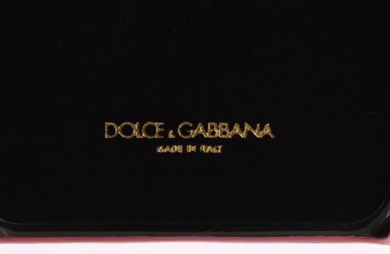 Dolce & Gabbana Chic Pink Leder Herz-Besetzte Damen Smartphone Hülle - Image 6