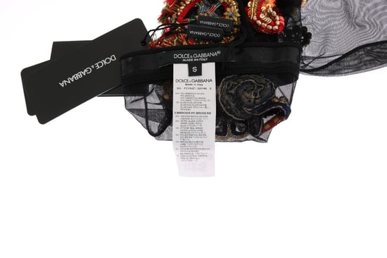 Dolce & Gabbana Elegante Veredelte Kristall Damenstrümpfe - Image 5