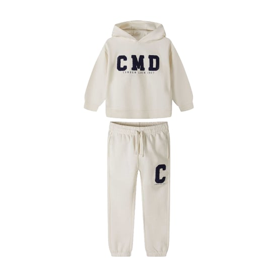 Minoti - Hoodie und Jogginghosen-Set für Jungen, Bouclé (Cremefarbe) - Image 1