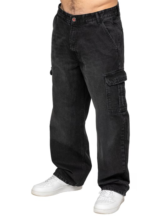 Enzo Milano | Herren Cargo-Jeans mit weitem Bein - Image 1