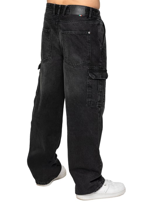 Enzo Milano | Herren Cargo-Jeans mit weitem Bein - Image 3