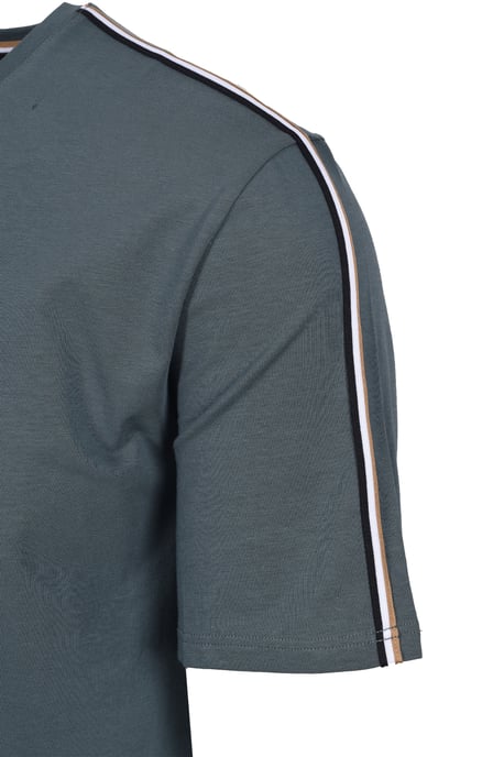 Boss Black UNIQUE T-SHIRT DARK GREEN - Image 3
