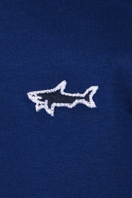 Paul & Shark BADGE T-SHIRT BLUE - Image 3