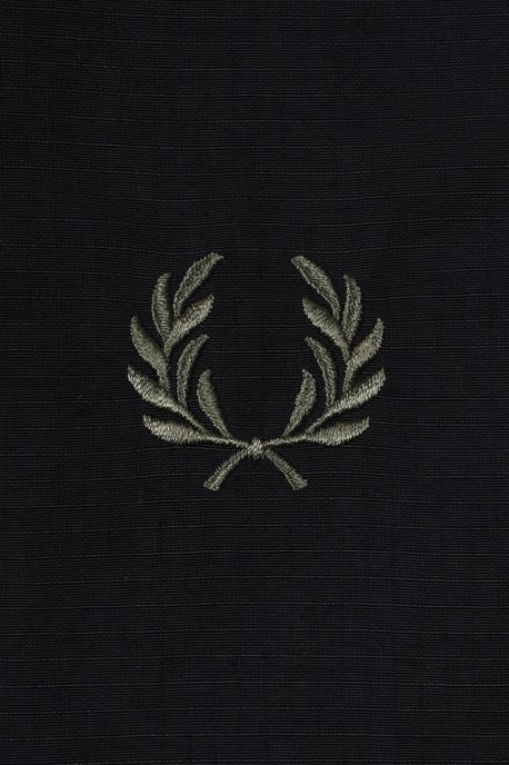 FRED PERRY CROPPED RIPSTOP PARKA BLACK - Image 3