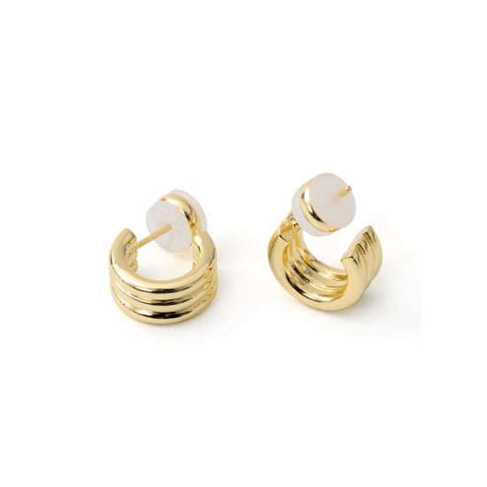 Luxenter Ohrringe mit 18-karätiger Gelbgold-Finish – Sungi - Image 3