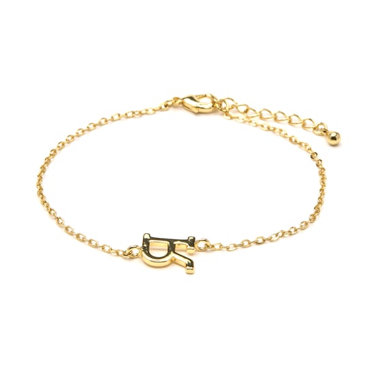 Luxenter Armband mit 18-karätiger Gelbgold-Oberfläche – Alphabet - Image 1