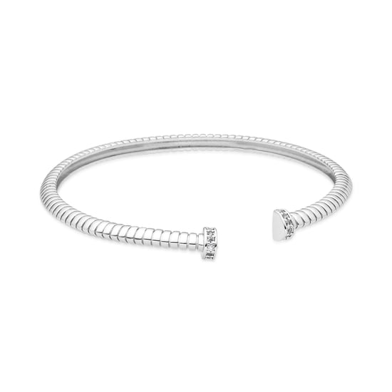 Luxenter Armband mit funkelnden Zirkonia-Steinen, rhodiniert – Aih - Image 1