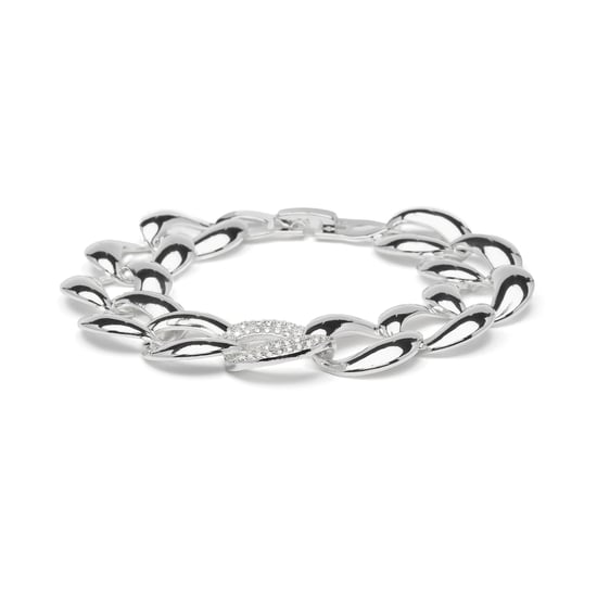 Luxenter Armband mit funkelnden Zirkonia-Steinen, rhodiniert – Shinthi - Image 1