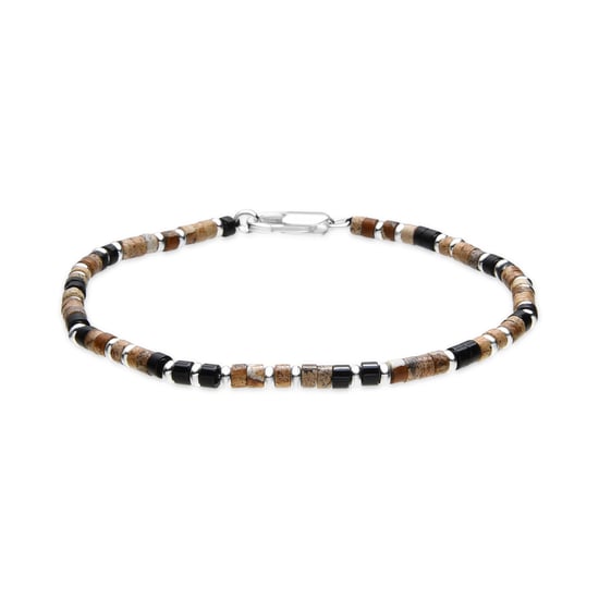 Luxenter Armband in Silberoptik und Landschaftsjaspis – Hayo - Image 1