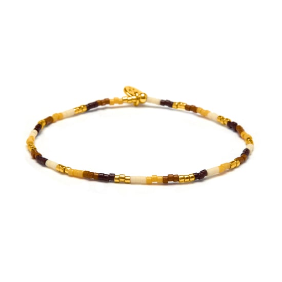 Luxenter Armband aus mehrfarbigem Kristall mit 18 Karat Gelbgold-Finish – Xanvi - Image 1