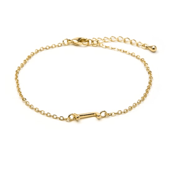 Luxenter Armband mit 18-karätiger Gelbgold-Oberfläche – Alphabet - Image 1
