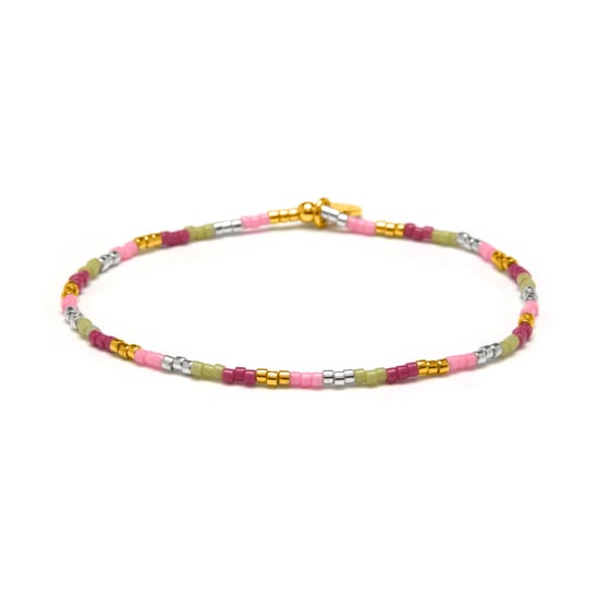 Luxenter Armband aus mehrfarbigem Kristall mit 18 Karat Gelbgold-Finish – Limcus - Image 1