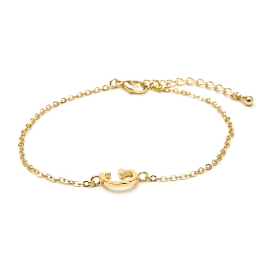 Luxenter Armband mit 18-karätiger Gelbgold-Oberfläche – Alphabet - Image 1