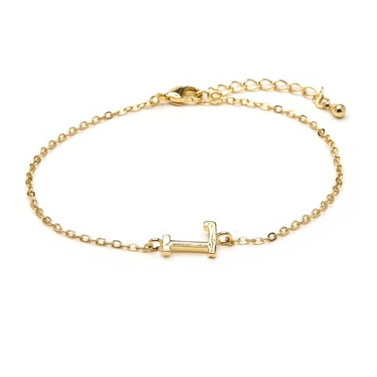 Luxenter Armband mit 18-karätiger Gelbgold-Oberfläche – Alphabet - Image 1