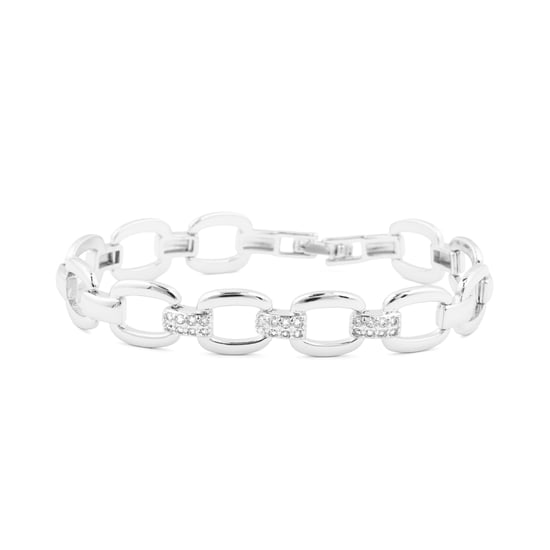 Luxenter Armband aus funkelnden Zirkonia mit Rhodium-Finish – Insio - Image 1