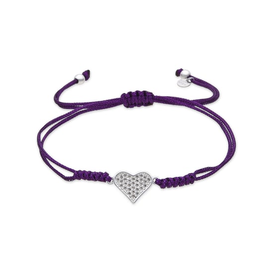 Luxenter Armband in Silberoptik mit Zirkonia – Heart - Image 1
