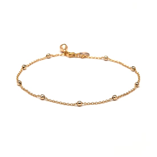 Luxenter Fußkettchen mit 18-karätiger Gelbgold-Beschichtung – Harak - Image 1