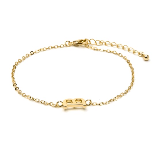 Luxenter Armband mit 18-karätiger Gelbgold-Oberfläche – Alphabet - Image 1