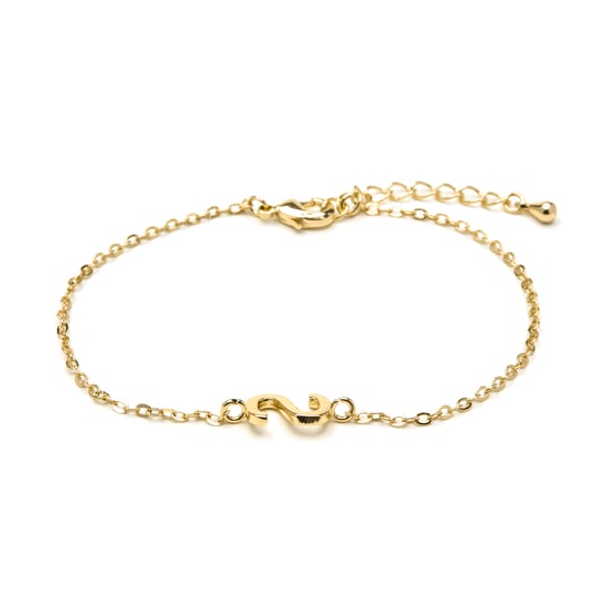 Luxenter Armband mit 18-karätiger Gelbgold-Oberfläche – Alphabet - Image 1