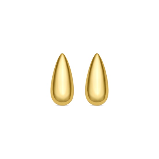 Luxenter Ohrringe aus 925er Sterlingsilber mit 18-karätiger Gelbgold-Finish – Leofra - Image 1