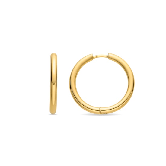 Luxenter Ohrringe mit 18-karätiger Gelbgold-Finish – Basem - Image 1