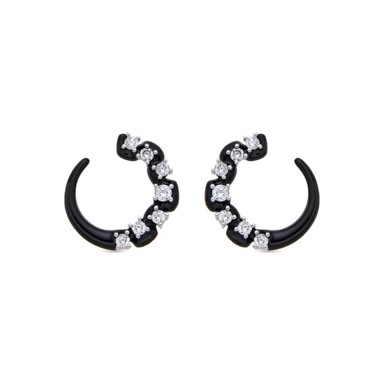 Luxenter Ohrringe aus 925er Sterlingsilber mit Zirkonia, rhodiniert – Dekbu - Image 1