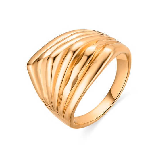 Luxenter Ring mit 18 Karat Gelbgold-Finish – Rorrie - Image 1