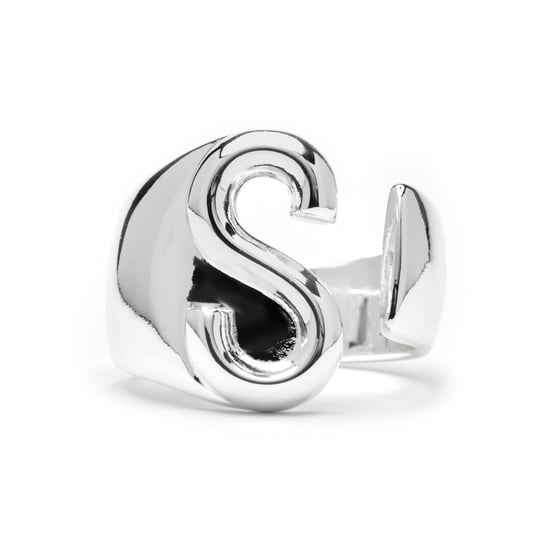 Luxenter Ring mit Silber-Finish – Alphabet - Image 1