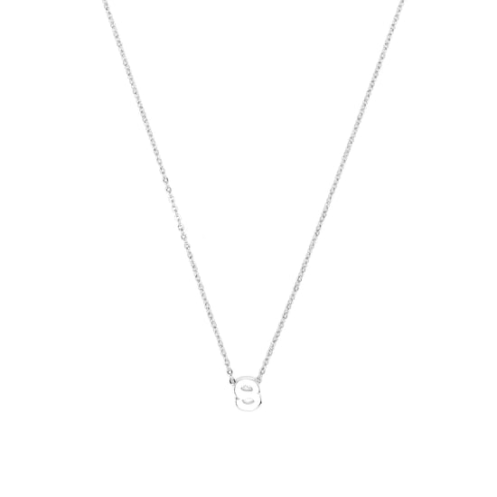 Luxenter Halskette mit Silberfinish – Alphabet - Image 1