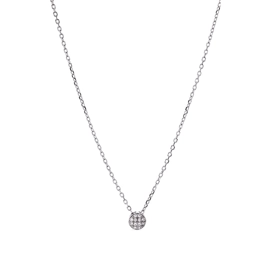 Luxenter Halskette aus 925er Sterlingsilber mit Zirkonia, rhodiniert – Micmir - Image 1