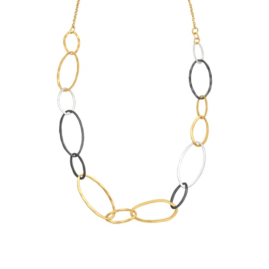 Luxenter Halskette mit 18-karätiger Gelbgold-Beschichtung – Lingi - Image 1