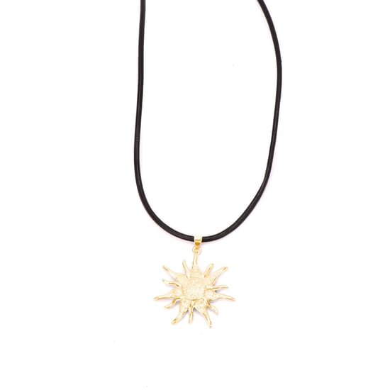 Luxenter Halskette aus 925er Sterlingsilber und Zirkonia, 18 Karat Gelbgold-Finish – Erover - Image 1