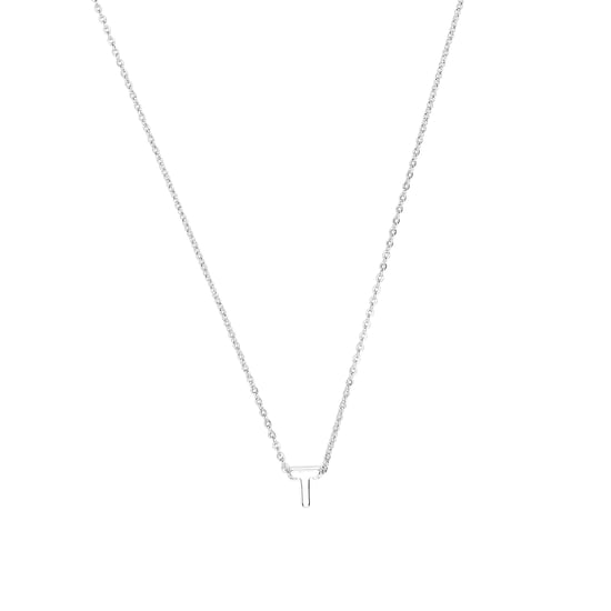 Luxenter Halskette mit Silberfinish – Alphabet - Image 1