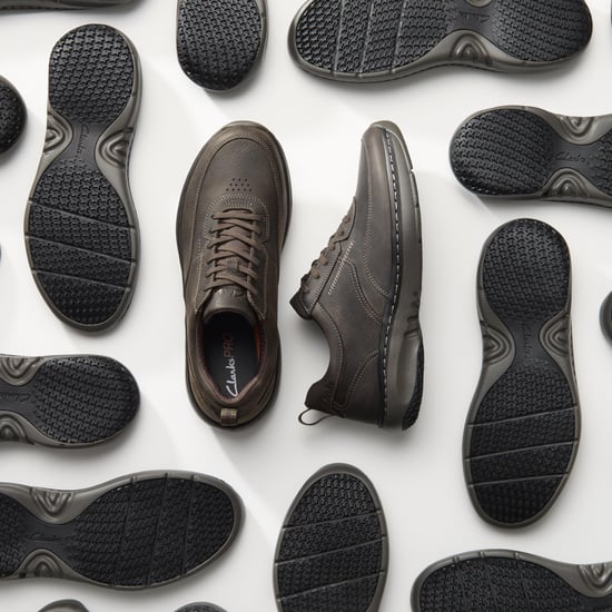 ClarksPro Lace Dark Brn Tumbled Sneakers - Image 3